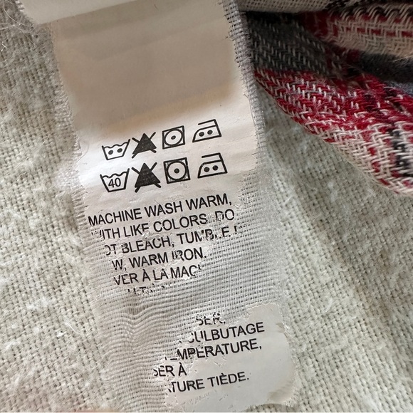 Lucky Brand Western Shirt Sz S Red Plaid Pearl Snap Cut & Sew Cowboy Rodeo - Picture 8 of 11